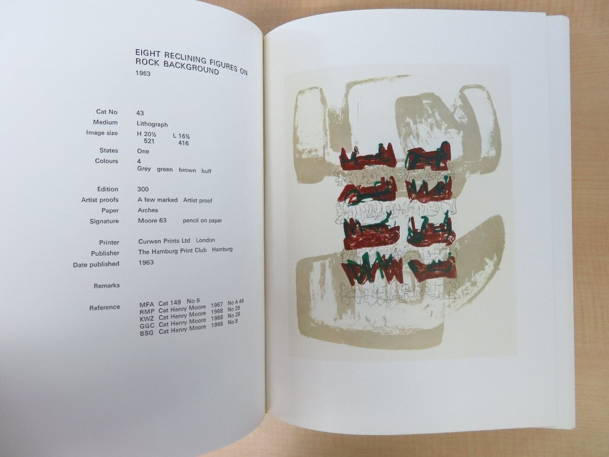 Henry Moore: Catalogue Of Graphic Work (3-Volume Set) 1973-1980