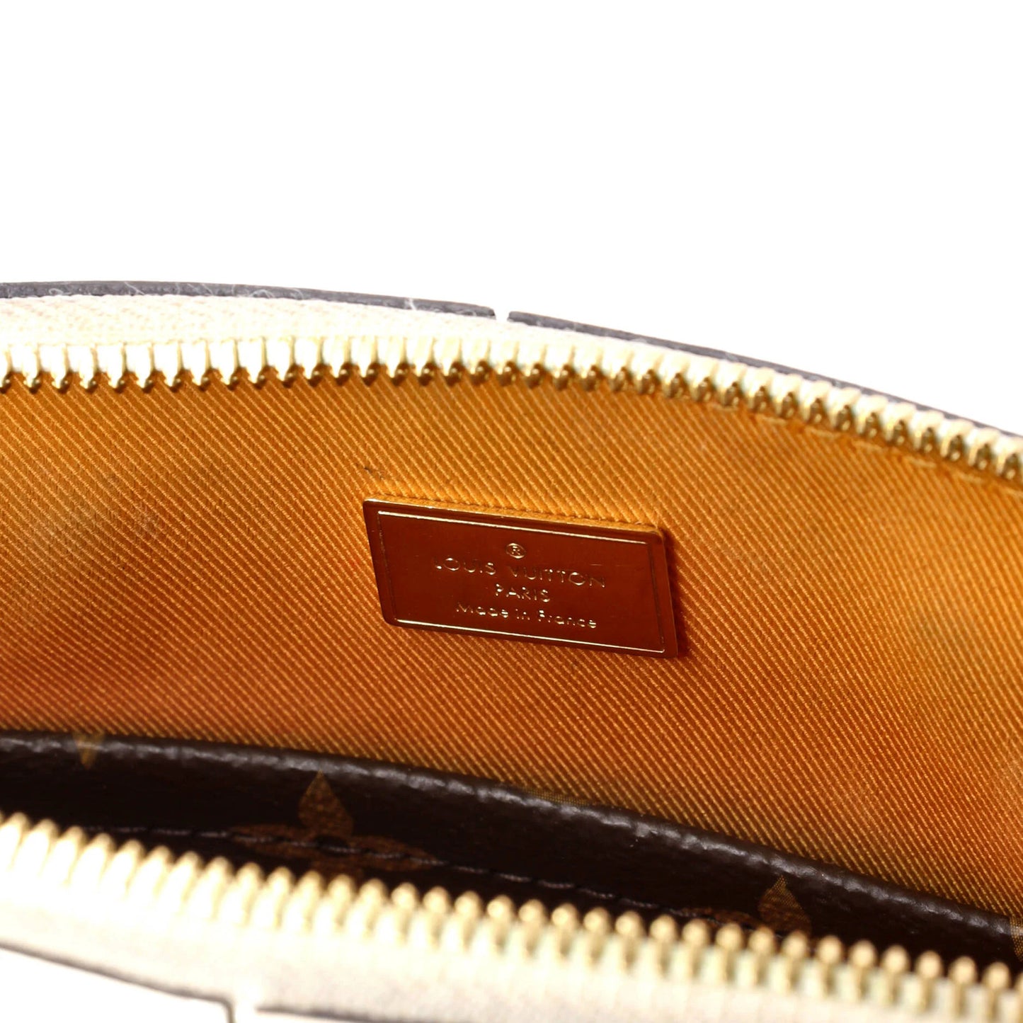 Louis Vuitton Alma Handbag Vernis With Monogram Canvas Bb