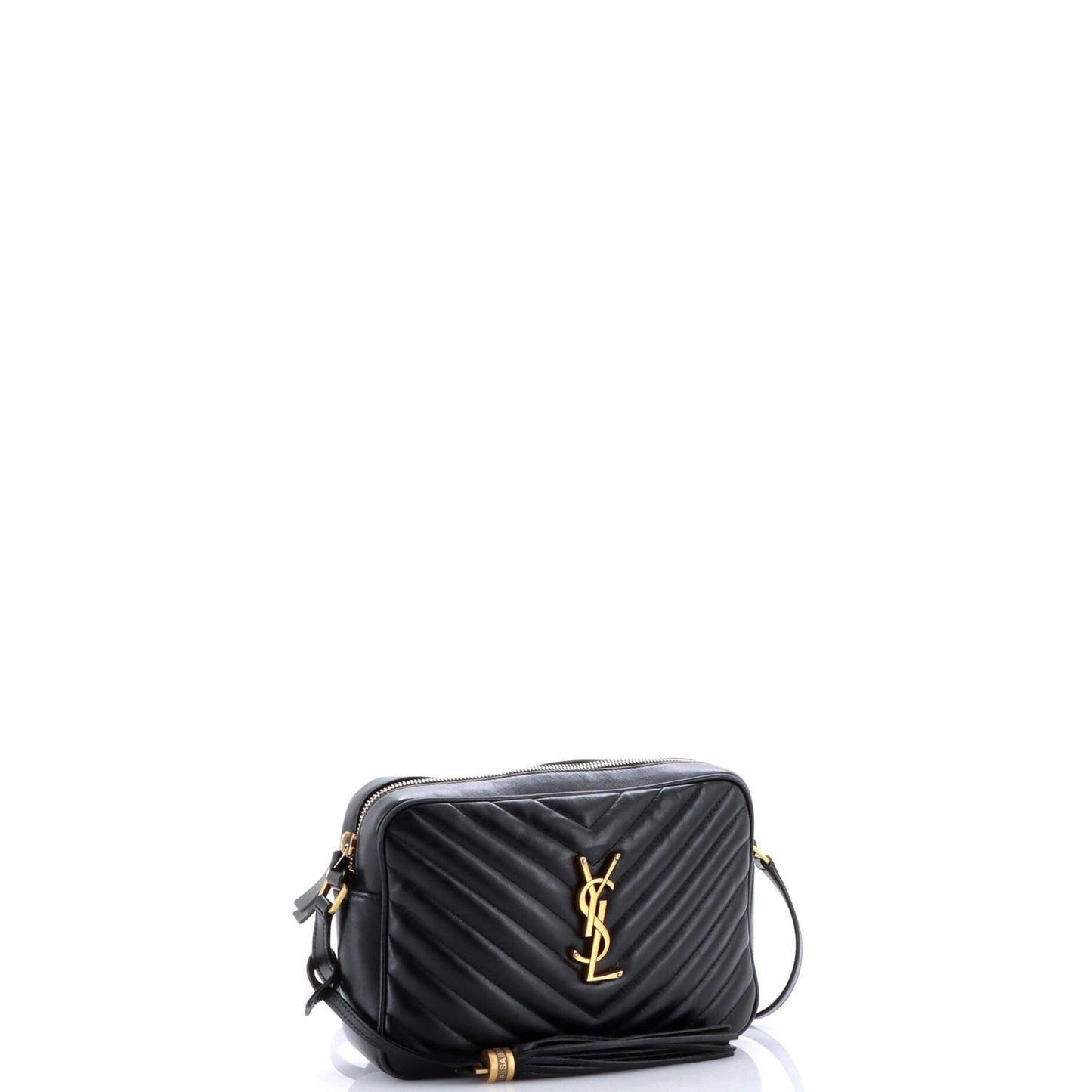 Saint Laurent Lou Camera Bag Matelasse Chevron Leather Small