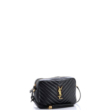 Saint Laurent Lou Camera Bag Matelasse Chevron Leather Small