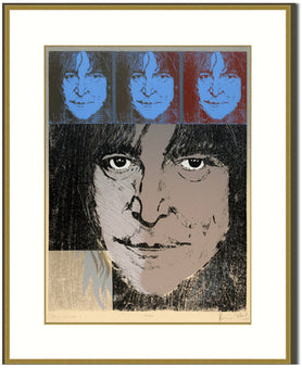 Ron Ronnie Wood - John Lennon 1989 Serigraph On