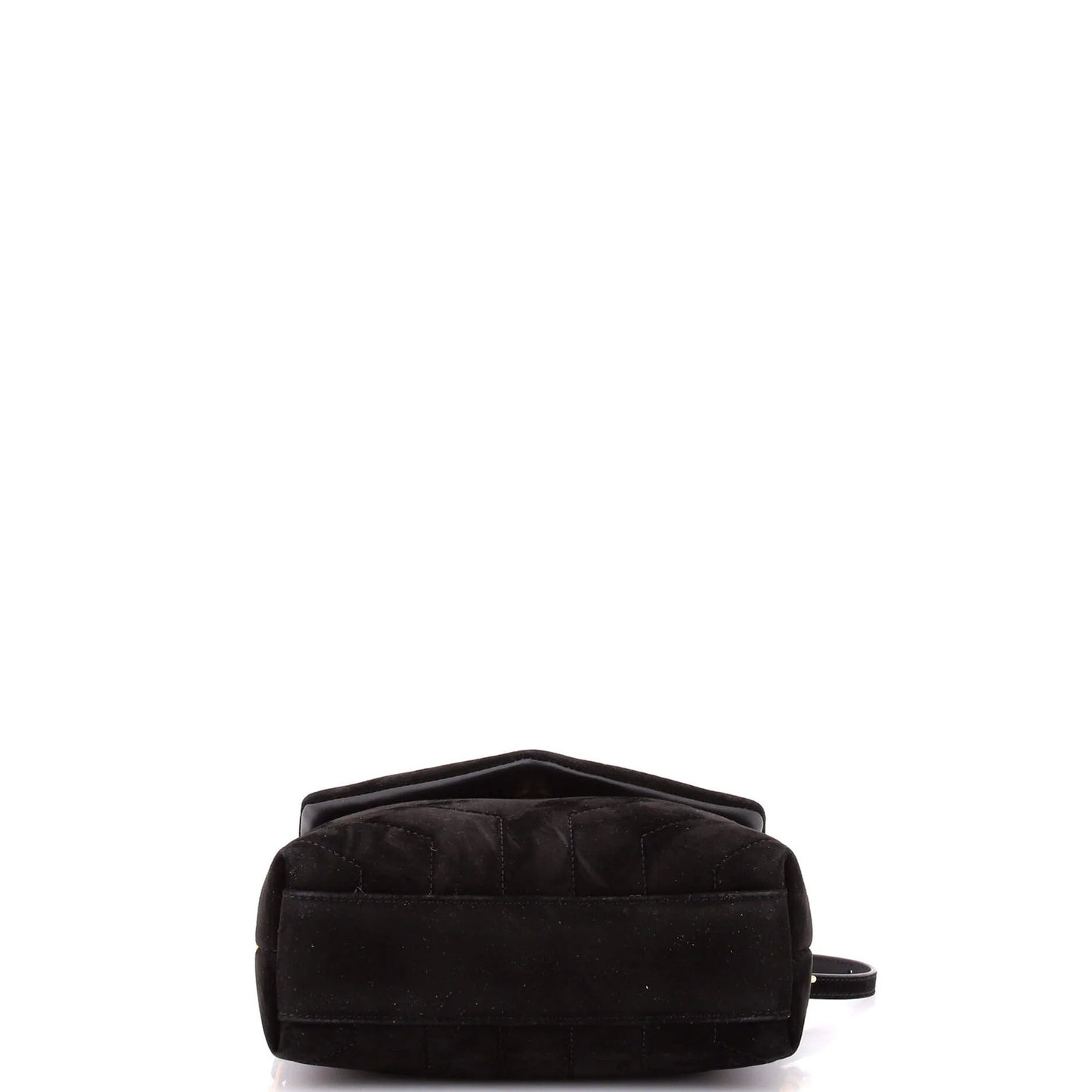 Saint Laurent Loulou Shoulder Bag Matelasse Chevron Suede Toy