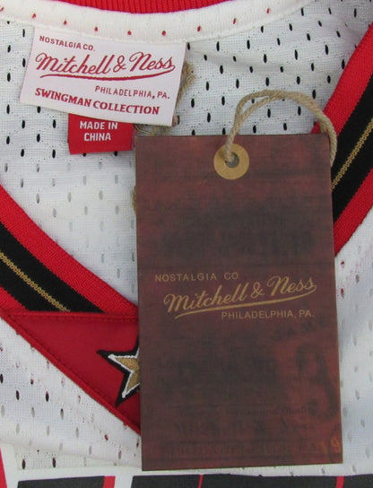 Allen Iverson Hof Autographed Black Mitchell &