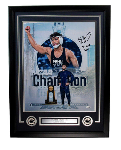 Carter Starocci Penn State Wrestling Autographed 16X20 Photo Jsa 195717