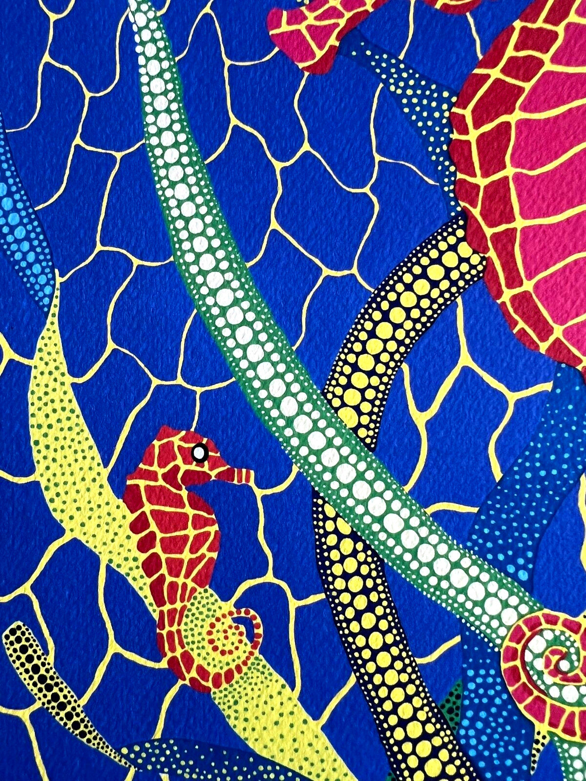 Yayoi Kusama Lithograph Mori Museum Coa Hand Numbered 200 Exe