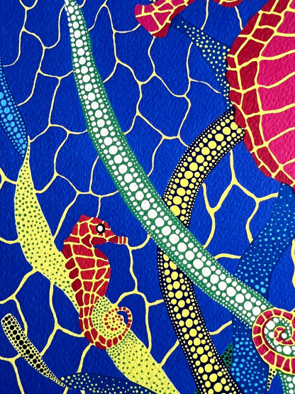 Yayoi Kusama Lithograph Mori Museum Coa Hand Numbered 200 Exe