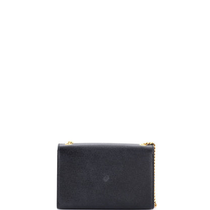 Saint Laurent Classic Monogram Crossbody Bag Grainy Leather Small