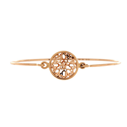 Hermes Chaine D'Ancre Passerelle Bracelet 18K Rose Gold