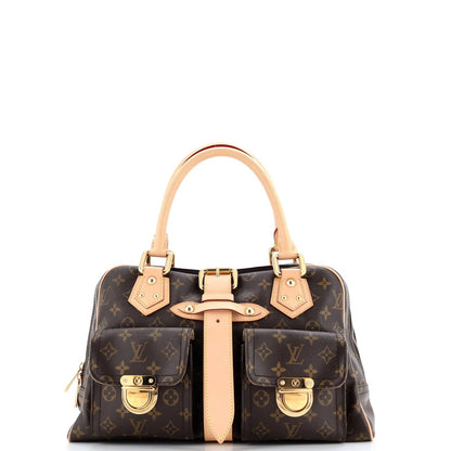 Louis Vuitton Manhattan Handbag Monogram Canvas Gm