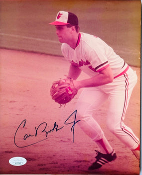 Cal Ripken Jr. Autographed 8X10 Baseball Photo (Jsa)