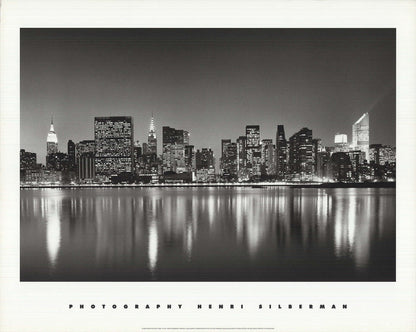 Henri Silberman Manhattan East Side " Offset Lithograph Photo