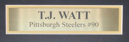 T.J. Watt Signed/Autographed Steelers Football