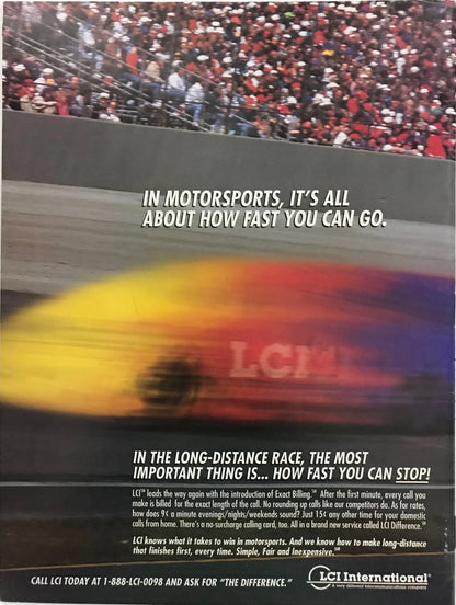 Al Unser Jr & Adrian Gonzalez Signed On Track Program April 1998 (Psa)