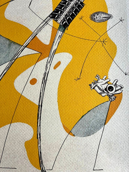 Max Ernst Lithograph Coa Signed Op Numbered By Hand