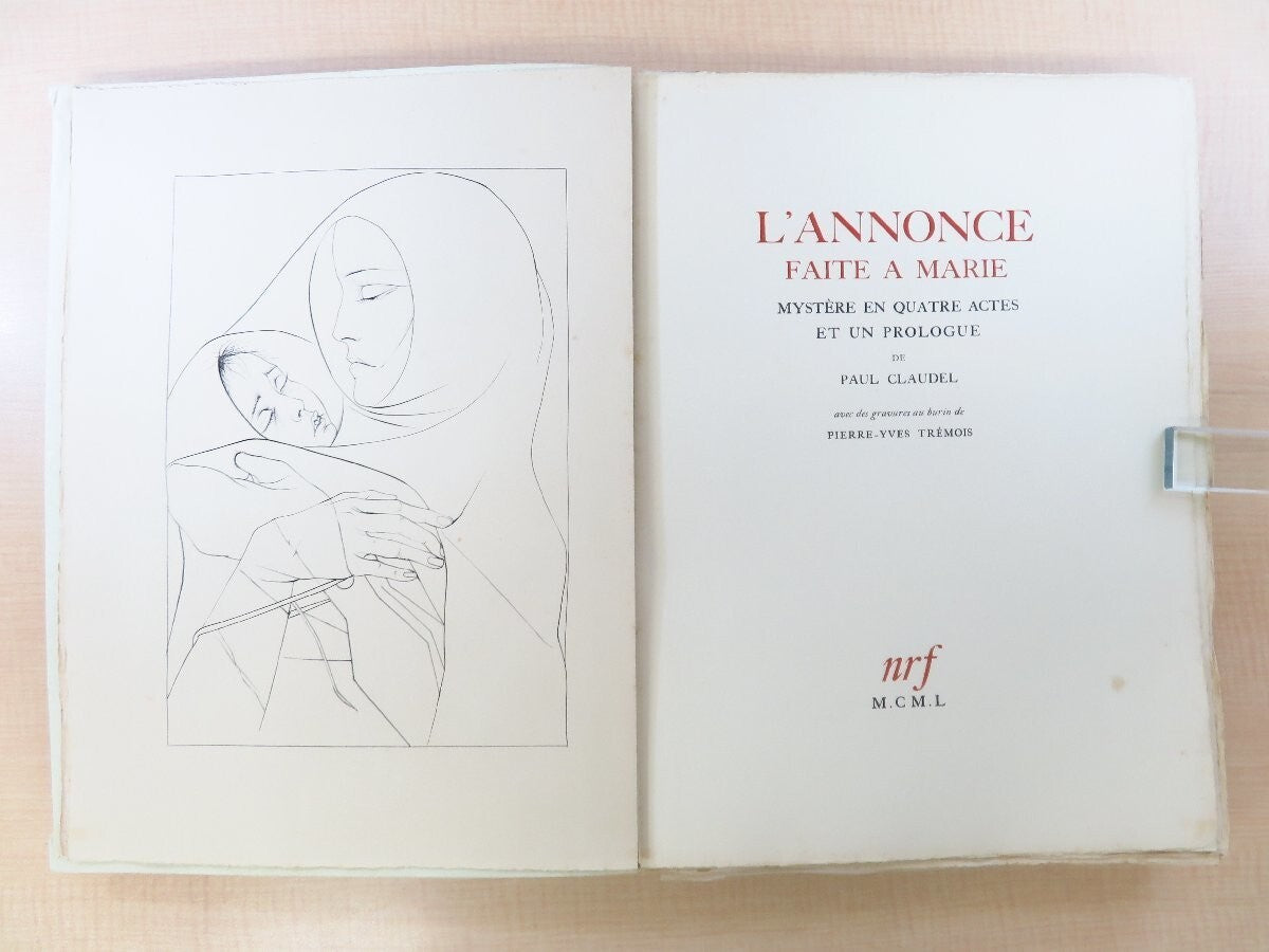 Paul Claudel L'Annonce Faite  Marie 1950 1St Edition Tremois Illustrations
