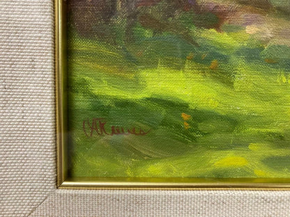Oil Painting Signed Fall Landscape American Vermont Reeves Carlene A