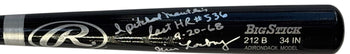 Bat Jim Lonborg Autographed Rawlings Adirondack Big Stick