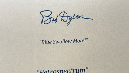 Bob Dylan Lithograph Coa Signed Op Numbered By Hand Limited 250Ex