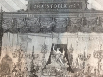 Paris Exposition Universelle 1867 Christofle Silver Exhibit Le Monde Illustr