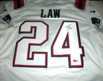 Ty Law New England Patriots Beckett/Coa Signed