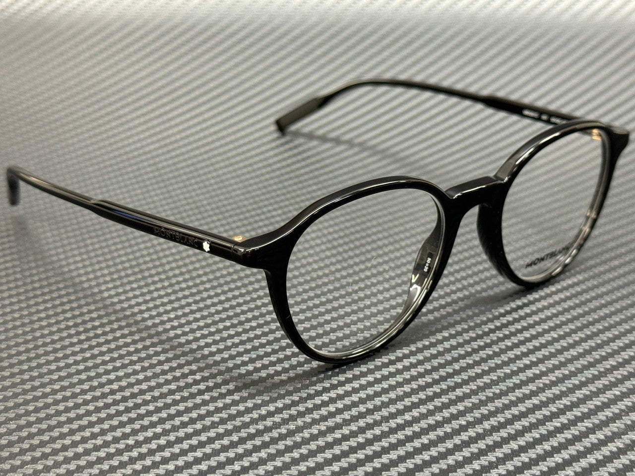MONT BLANC MB0291O 001 Black Men's Medium 50 mm Eyeglasses