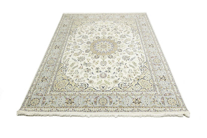 Indo-Nain 8X10 ft Classic Floral Oriental Rug for Living Room Decor