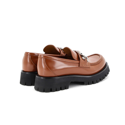 Gucci Men'S Interlocking G Jeanne Loafers Leather