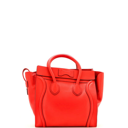 Celine Luggage Bag Grainy Leather Mini