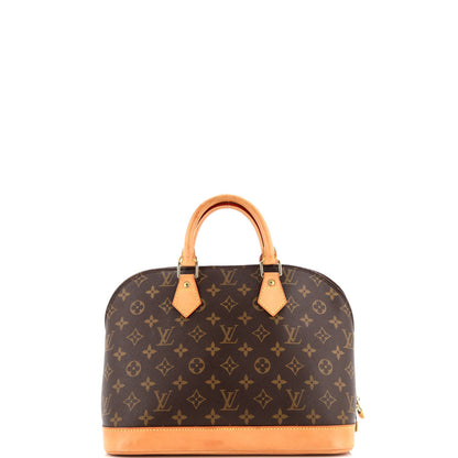 Louis Vuitton Alma Handbag Monogram Canvas Pm