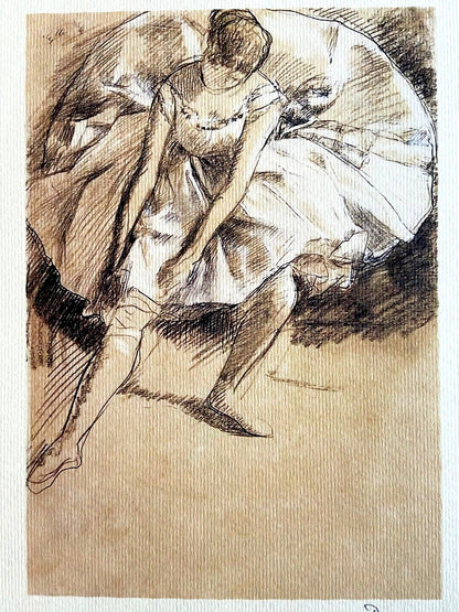 Edgar Degas Lithograph 1945 Mourlot Published Catalog
