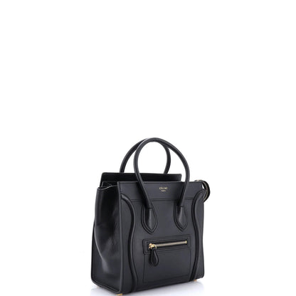 Celine Luggage Bag Smooth Leather Micro