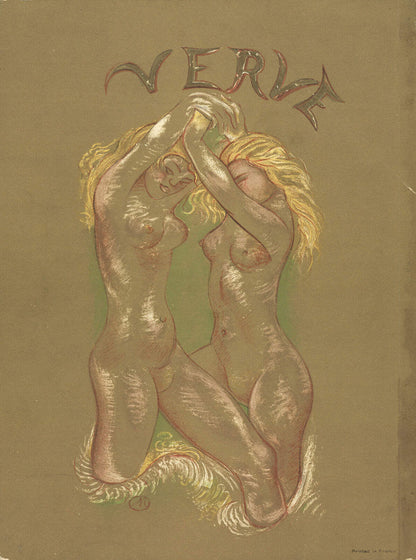 Aristide Maillol Verve (Cover Only) " Lithograph Impressionism B