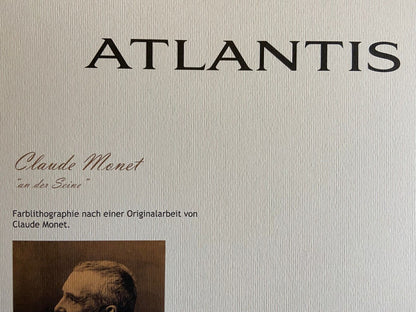 Claude Monet Lithograph Signed Numbered