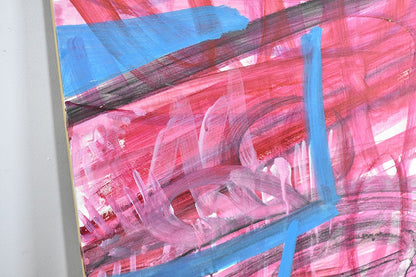 Oki Original Acrylic Board Painting 2001 Contemporary Large Hiroyuki