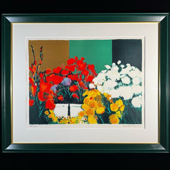 Jean Claude Allenbach Lithograph Print Gladiolus
