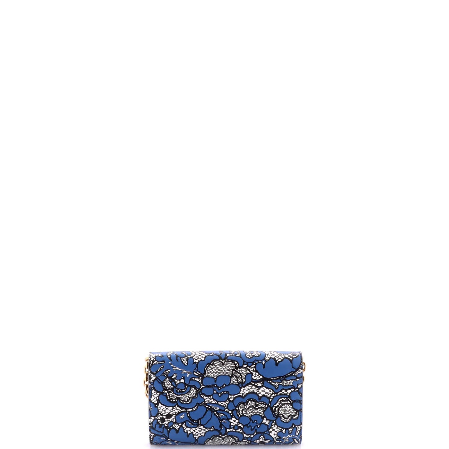 Louis Vuitton Twist Chain Wallet Lace Embossed Leather