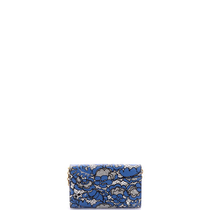 Louis Vuitton Twist Chain Wallet Lace Embossed Leather