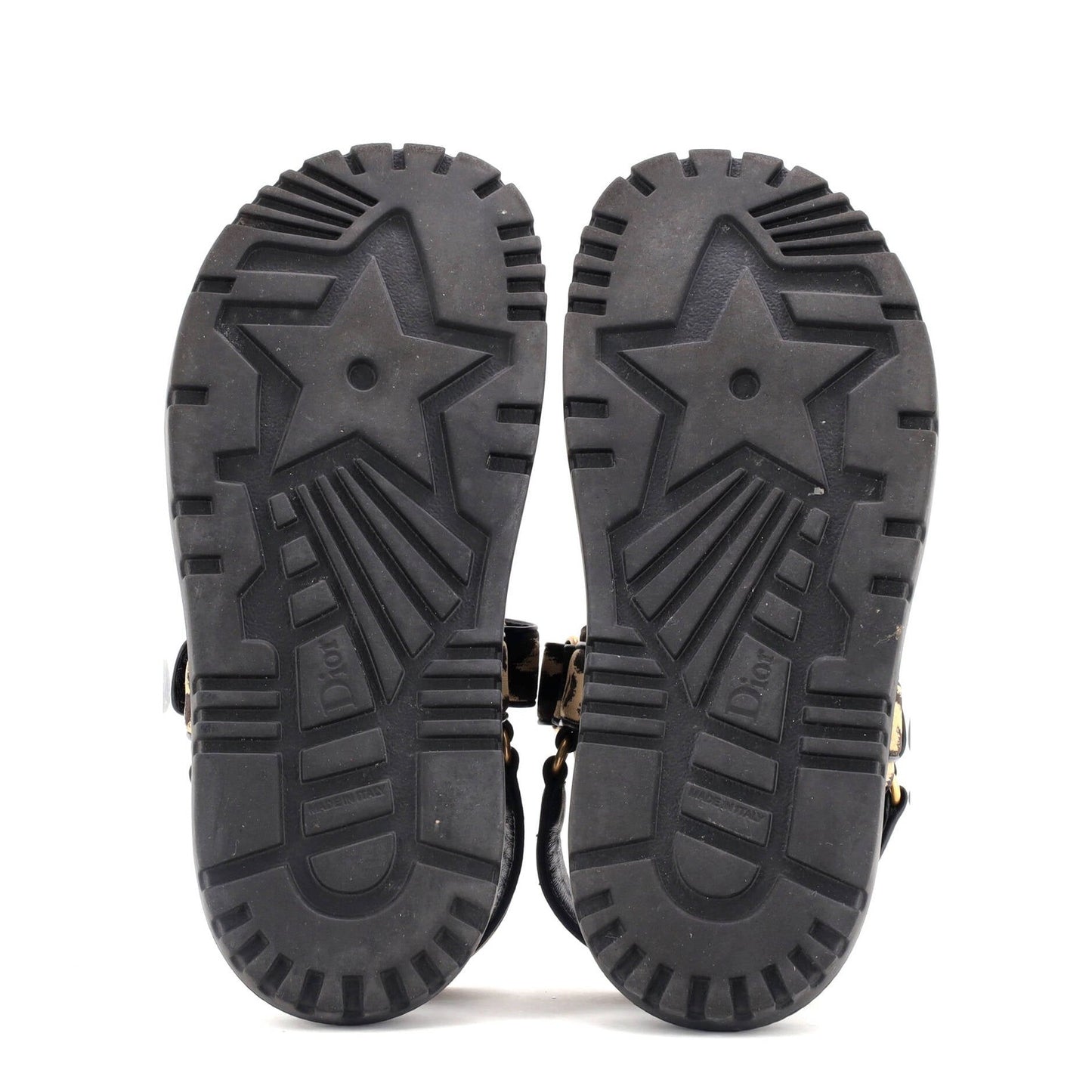 Christian Dior Women'S Dioract Sandals Printed Technical Fabric