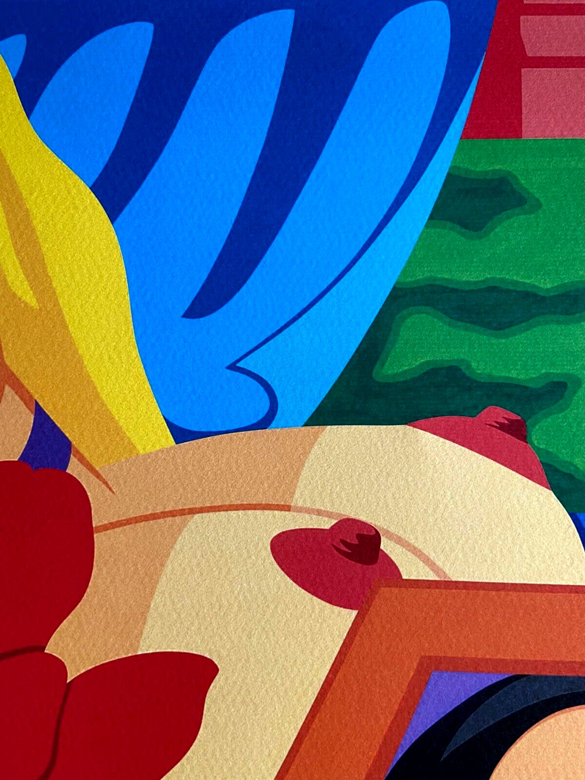 Tom Wesselmann Lithograph Coa Signed Numbered By Hand In Pencil