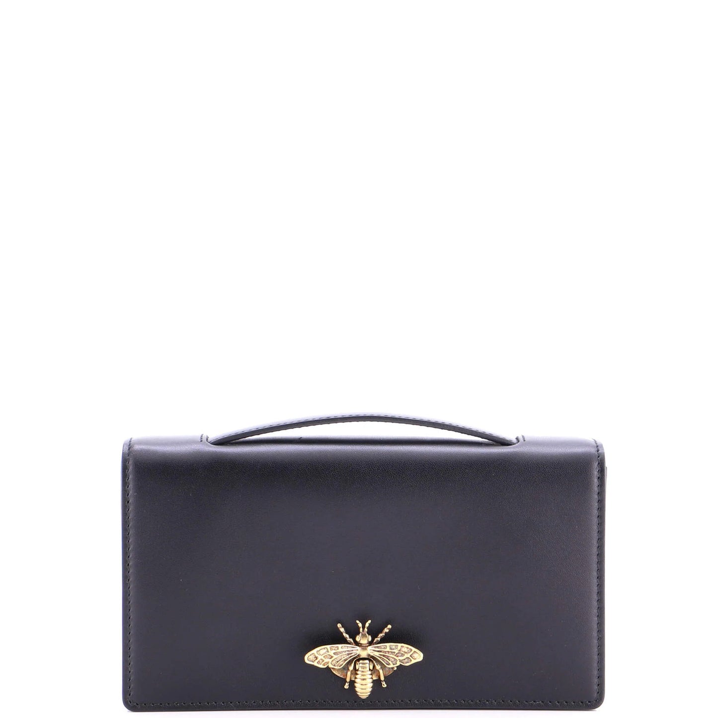 Christian Dior Bee Clutch Leather
