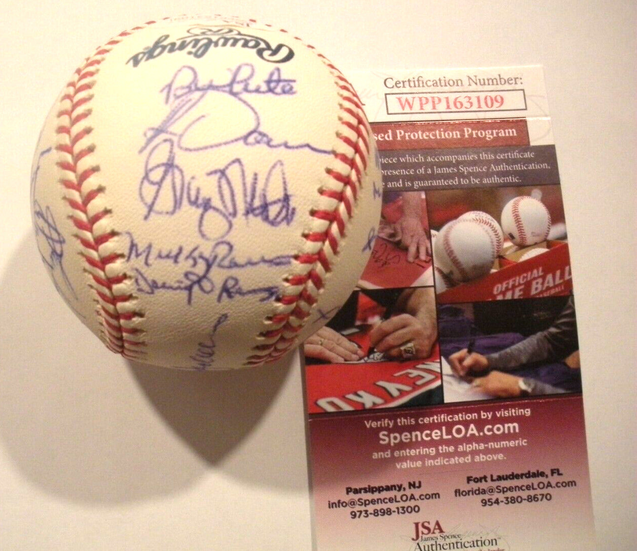 Reggie Jackson 1978 New York Yankees Team Signed