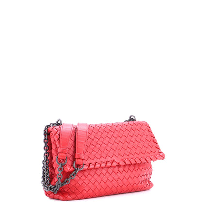 Bottega Veneta Olimpia Crossbody Bag Intrecciato Nappa Small