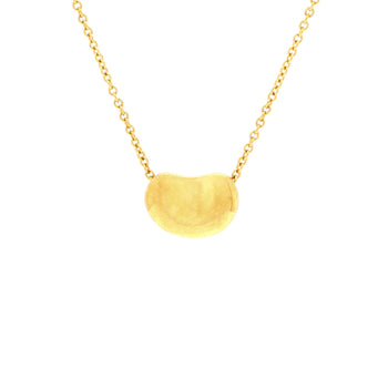 11mm Tiffany & Co. Elsa Peretti Bean Pendant Necklace 18K Yellow Gold