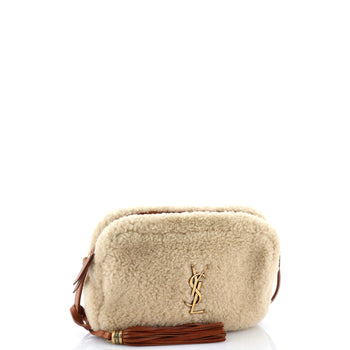 Saint Laurent Lou Camera Bag Shearling Small