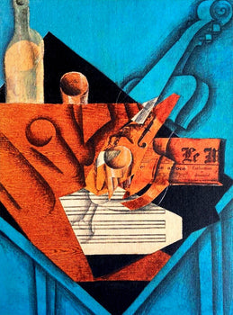 Juan Gris Lithograph Coa Hand-Numbered Signed - Piet Mondrian