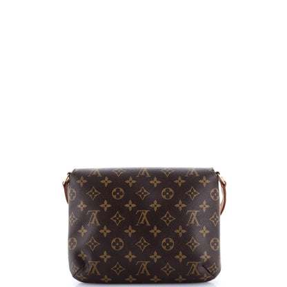Louis Vuitton Musette Tango Handbag Monogram Canvas