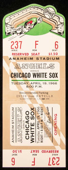 April 19, 1966 California Angels First Game At Anaheim Stadium Full Ticket