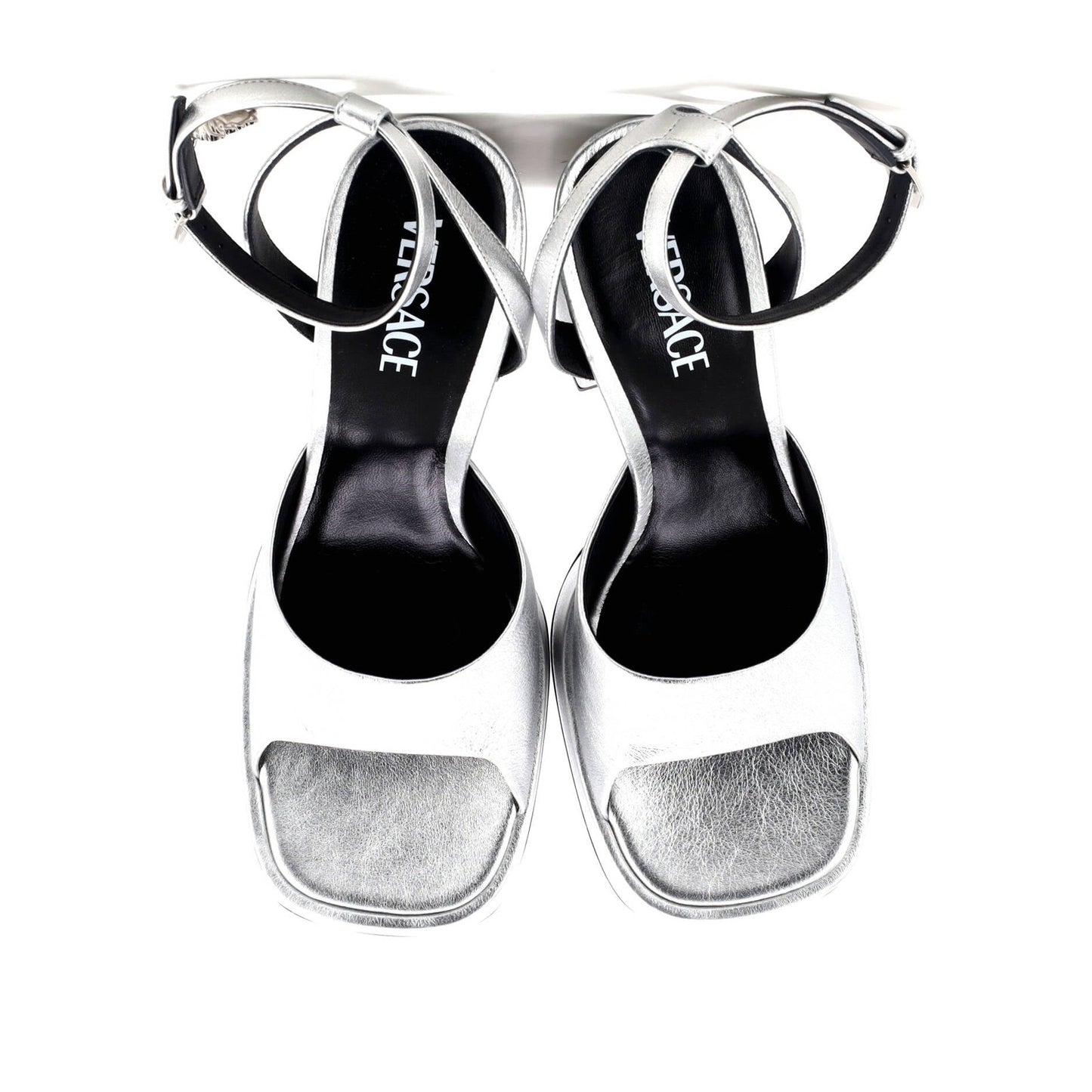 Versace Women'S Medusa Aeternitas Platform Sandals Leather