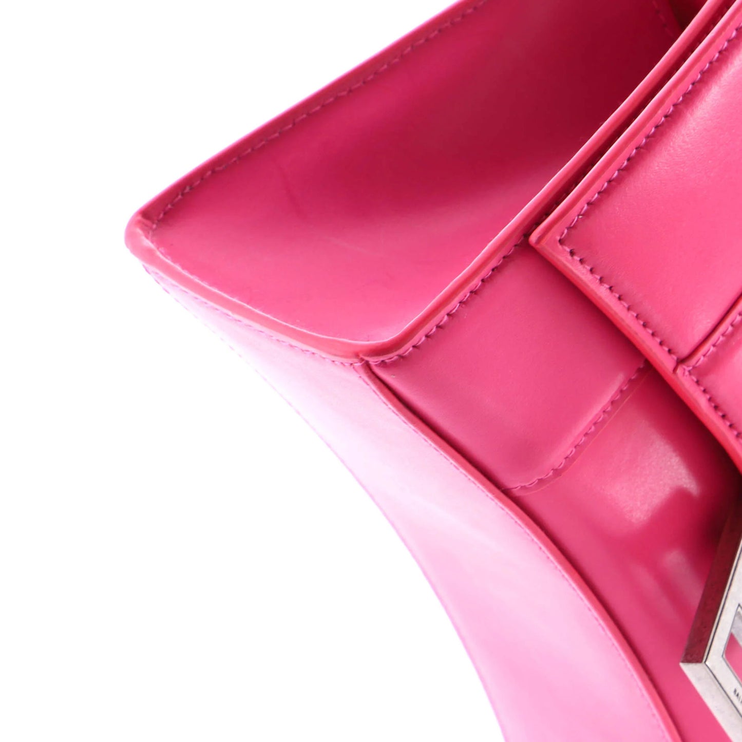 Balenciaga Hourglass Top Handle Bag Leather Xs