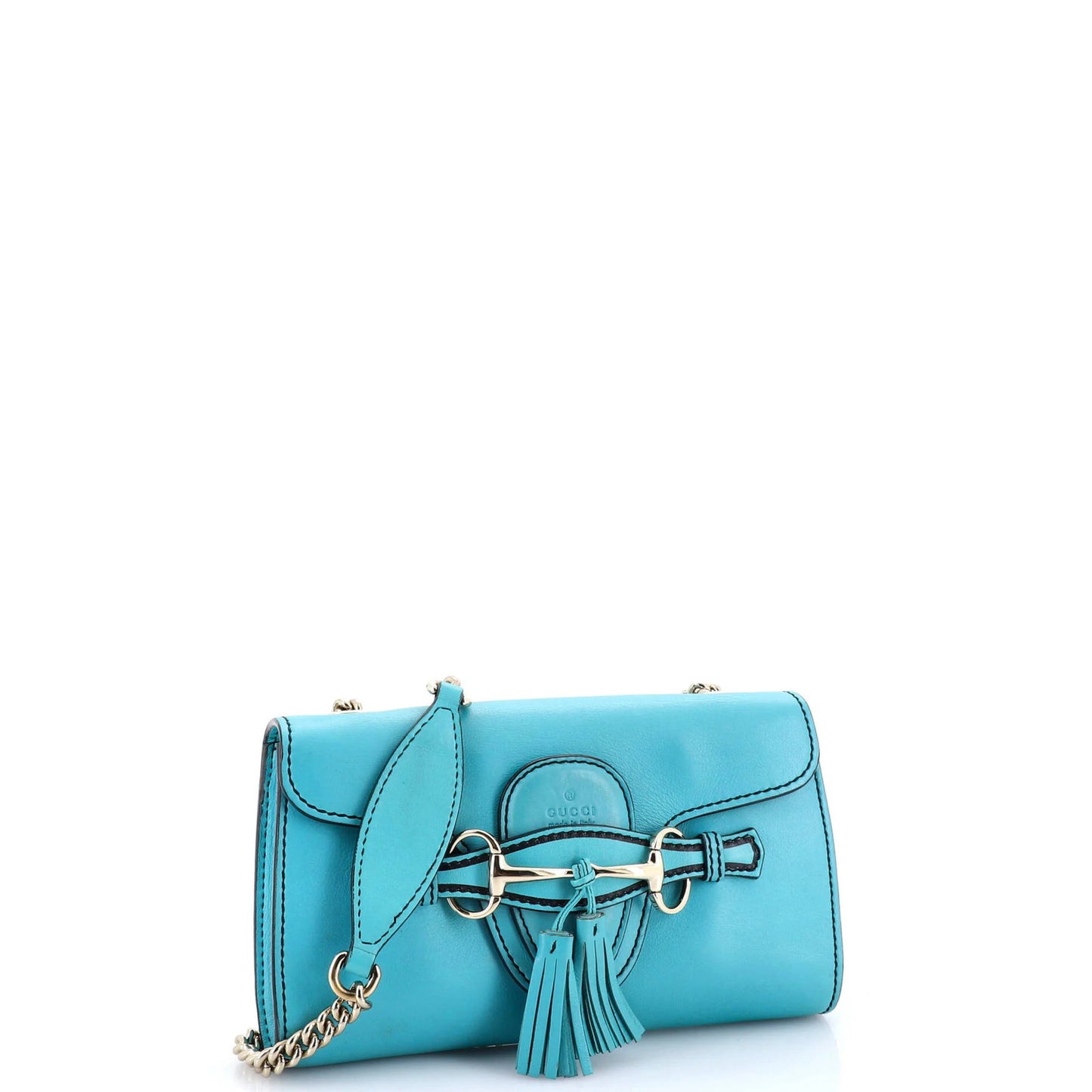 Gucci Emily Chain Flap Bag Leather Small